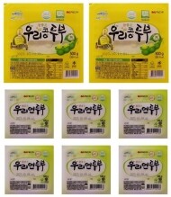비건인증[일주일] 국산콩 참좋은 우리콩두부 세트(모두부 500g 2개 + 연두부 120g 6개)
